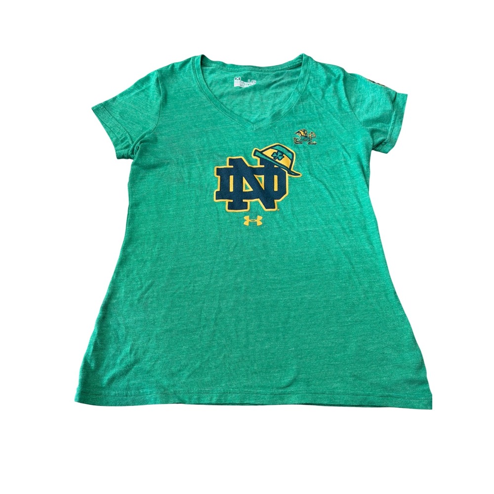 Under Armour Notre Dame Fighting Irish Boston Shamrock Series V-Neck Shirt L